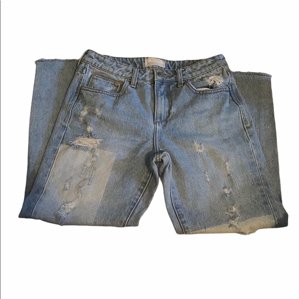 Gilded Intent Distressed Denim Jeans Size 25